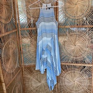 3 For $15 Striped A-Symmetrical High-Low Dress